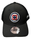 Gorra New Era Original Cruz Azul 39thirty Negra