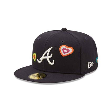 Gorra New era Atlanta Braves Chain stich Heart 59FIFTY