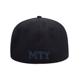 Gorra New era Rayados black on black