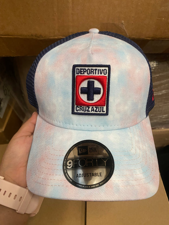 Gorra New era Cruz azul Tie Dye 9FORTY