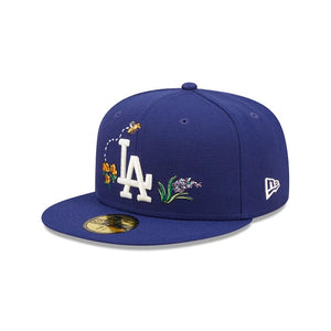 Gorra New era Los Ángeles Dodgers Watercolor Floral 59FIFTY