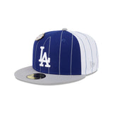 Gorra Los Angeles Dodgers MLB Pinstripe League Pin 59FIFTY Cerrada