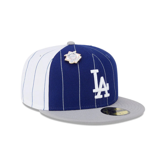 Gorra Los Angeles Dodgers MLB Pinstripe League Pin 59FIFTY Cerrada