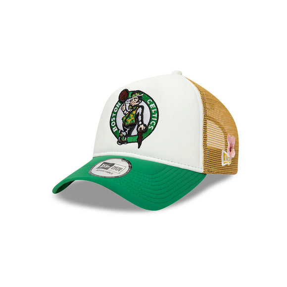 Gorra Boston Celtics NBA Flower 9FORTY A-Frame Trucker Snapback