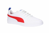 Tenis Puma Rickie Ac Infantil Blanco Rojo Azul