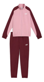 Puma Conjunto Woven Tracksuit Color Rosa/vino Para Mujer