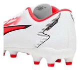Tachon Puma Ultra Play FG/AG Blanco - Negro - Fire Orchid Para niño