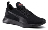 Tenis Puma Flyer Runner Color Negro Con Tonos Rojos Para Adultos