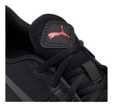 Tenis Puma Flyer Runner Color Negro Con Tonos Rojos Para Adultos