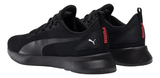 Tenis Puma Flyer Runner Color Negro Con Tonos Rojos Para Adultos