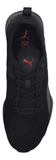 Tenis Puma Flyer Runner Color Negro Con Tonos Rojos Para Adultos