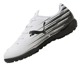 Tenis Deportivo Puma Attacanto II TT Blanco y Negro Juvenil