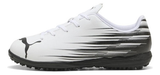 Tenis Deportivo Puma Attacanto II TT Blanco y Negro Juvenil