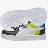 Tenis Puma Caven 2.0 Block Ac+inf Puma White-coal-lime-royal Infantiles