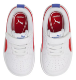 Tenis Puma Rickie Ac Infantil Blanco Rojo Azul