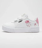 Tenis Puma Carina 2.0 Spongebob  Puma White-prims Pink-blac Infantiles