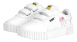 Tenis Puma Carina 2.0 Spongebob  Puma White-prims Pink-blac Infantiles