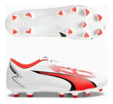 Puma Calzado Tachon Ultra Play Fg/ag White-black-fire Orchid Para Adulto