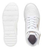 Tenis Puma Carina 2.0 Mid Con Plataforma Blanco Para Damas