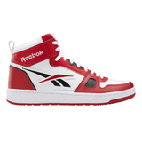 Tenis Reebok Resonator Mid Rojo y Blanco Para Adultos