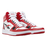 Tenis Reebok Resonator Mid Rojo y Blanco Para Adultos