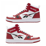 Tenis Reebok Resonator Mid Rojo y Blanco Para Adultos