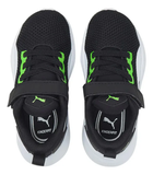 Tenis Puma Flyer Runner V INF Negro Y Verde Infantiles