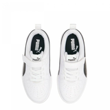 Tenis Puma Rickie AC+ PS Blanco Y Negro Para NIños