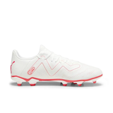 Tachon Deportivo Puma Future Play FG/AG Blanco - Fire Orchid Para Caballeros