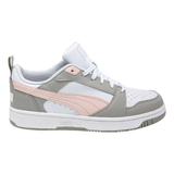 Tenis Puma Rebound V6 Low Blanco - Gris Para Adulto