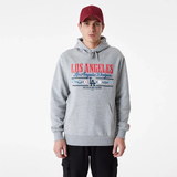 New Era Sudadera Los Angeles Dodgers Mlb Graphic Gris