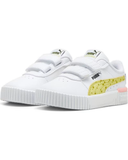 Tenis Puma Carina 2.0 SpongeBob Blanco Para Niños
