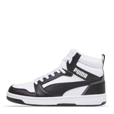 Tenis Puma Rebound V6 Blanco Y Negro Para Adultos