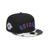 Chicago Cubs MLB Metallic Camo 59FIFTY Cerrada