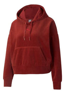 Sudadera Puma Casual Her Velour Rojo Dama