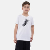 Tshirt Puma Power White Logo Tee Juvenil