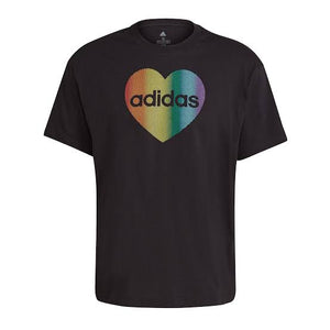 Playera Adidas Pride heart graphic Unisex
