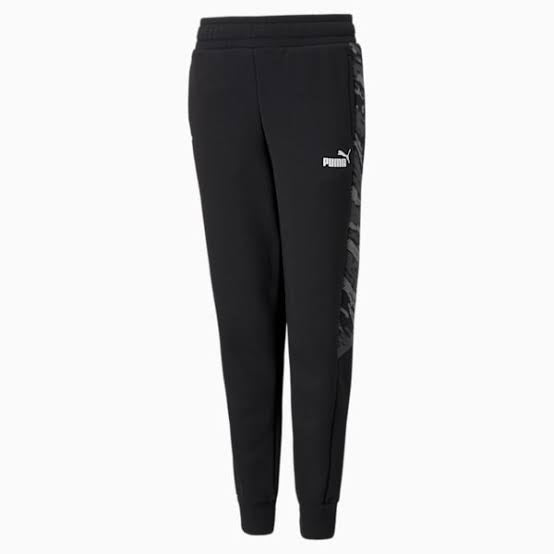 Pants Graphic Sweatpants Puma Black Juvenil Oferten