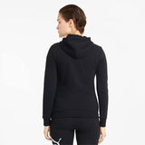 Hoodie ESS Logo Puma Negro Dama