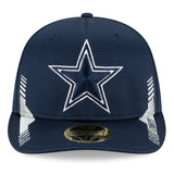 Gorra New Era Navy Dallas Cowboys 2021 NFL Sideline Home Low Profile 59FIFTY