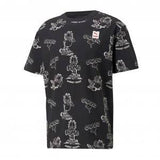 Playera Color Negro Puma Garfield Caballero