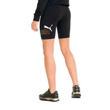 Short Leggings ESS+Rainbow Puma Negro Dama