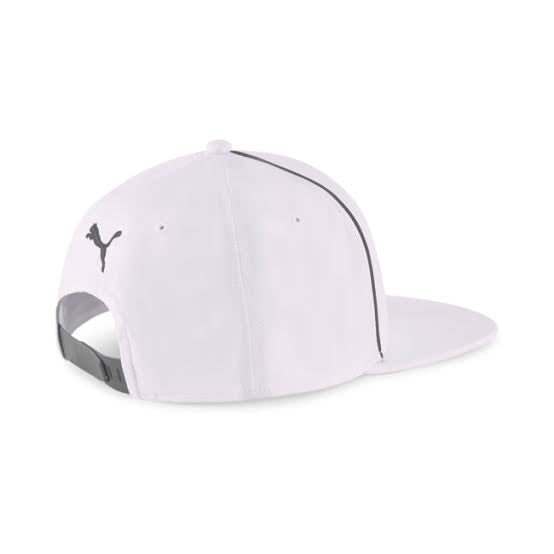 Gorra Puma Hombre Bmw Motorsport Blanco Plana Snapback