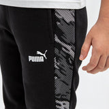 Pants Graphic Sweatpants Puma Black Juvenil