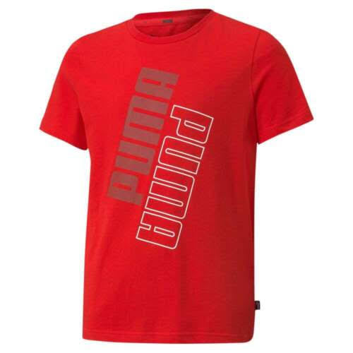 Tshirt Puma Power Logo Puma Rojo Juvenil