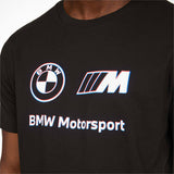 Playera BMW MMS Logo Tee Cotton Black Caballero