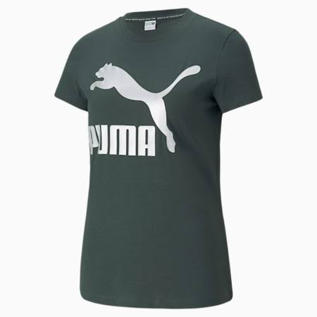 Playera Classics Logo Tee Verde Dama